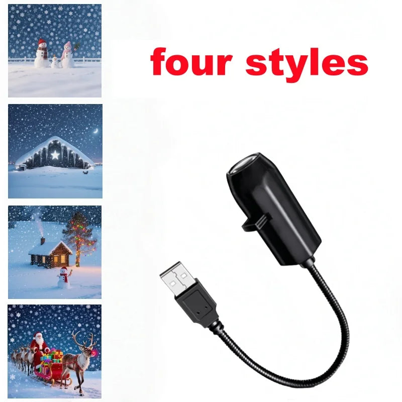 Halloween Led Projector Night Lights USB Plug and Play HD LED Projector Lights for Room Ceiling Window Halloween Decor Wall Lamp